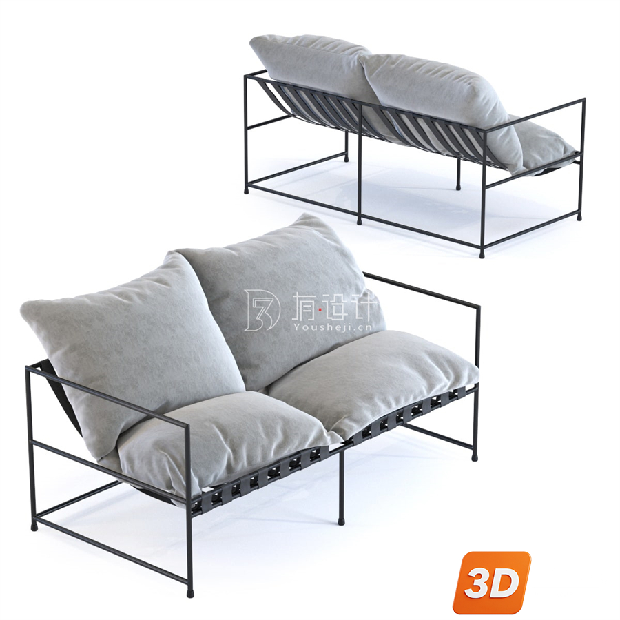 Origami Curved Armchair